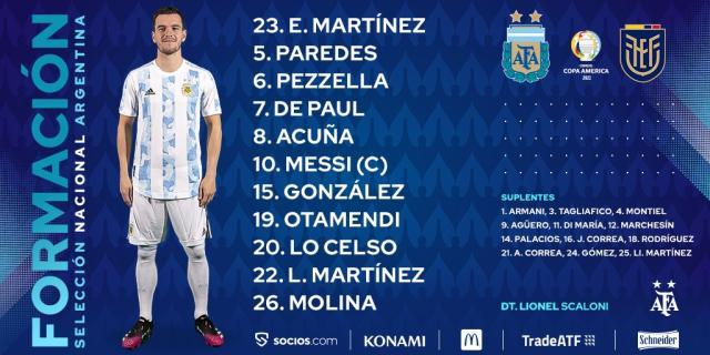 英超直播-【美洲杯】梅西2助+任意球破门,阿根廷3比0厄瓜多尔